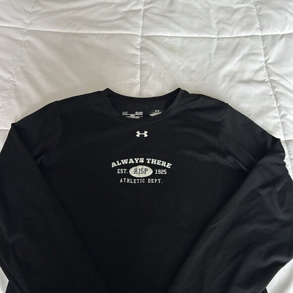 Under Armour Womens Small Black Long Sleeve Always There Athletic Shirt Pullover - Picture 2 of 7